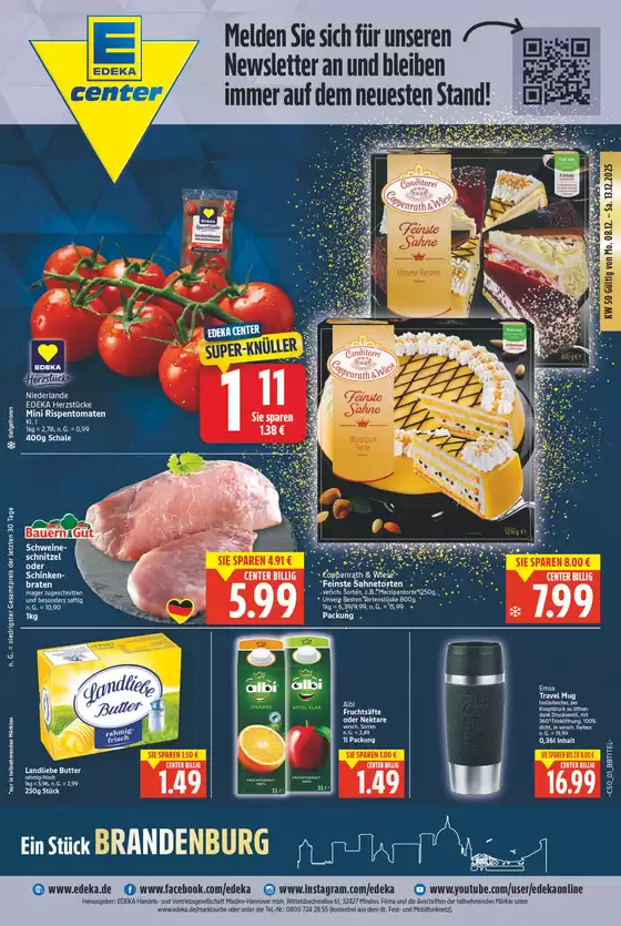 EDEKA Katalog in Hille | Tolles Angebot für alle Kunden | 2025-12-07T00:00:00.000Z - 2025-12-13T00:00:00.000Z