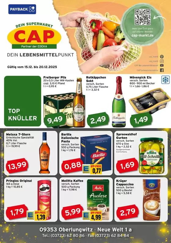 CAP Markt Katalog in Meiningen | Tolle Rabatte auf ausgewählte Produkte | 2025-12-15T00:00:00.000Z - 2025-12-20T00:00:00.000Z