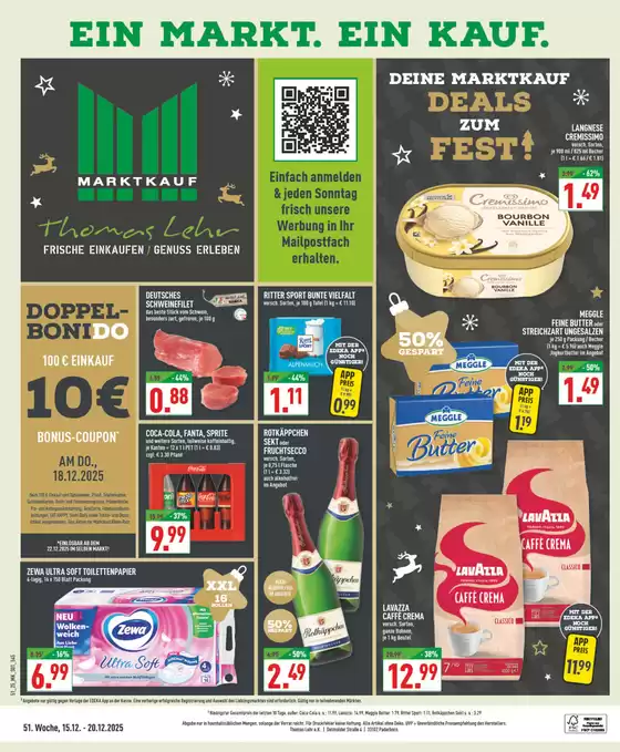 Marktkauf Katalog in Bocholt | Tolle Rabatte auf ausgewählte Produkte | 2025-12-15T00:00:00.000Z - 2025-12-20T00:00:00.000Z