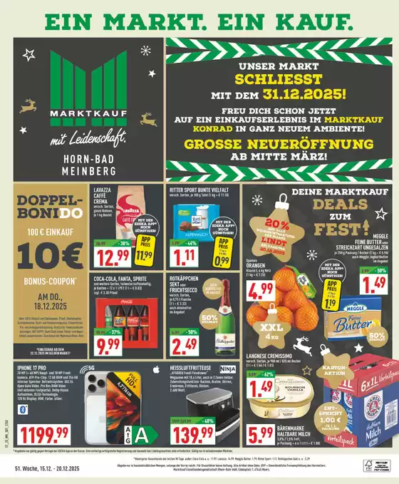 Marktkauf Katalog in Bocholt | Top-Deals für alle Kunden | 2025-12-15T00:00:00.000Z - 2025-12-20T00:00:00.000Z