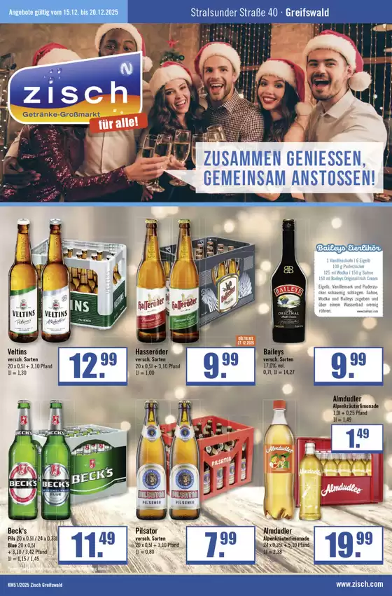 Zisch Katalog in Stuttgart | Tolle Rabatte auf ausgewählte Produkte | 2025-12-15T00:00:00.000Z - 2025-12-27T00:00:00.000Z