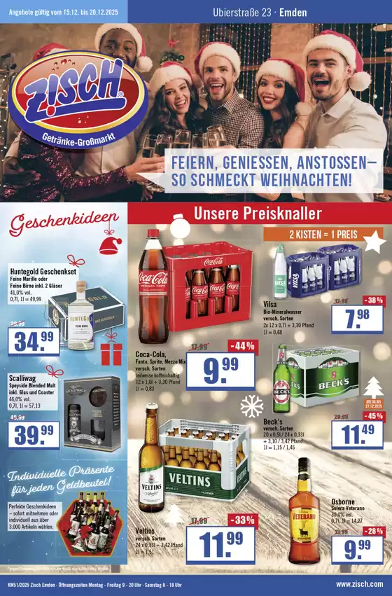 Zisch Katalog in Stuttgart | Angebote Zisch KW50 | 2025-12-15T00:00:00.000Z - 2025-12-20T00:00:00.000Z