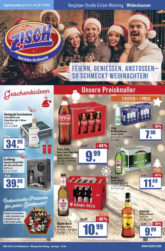 Zisch Katalog in Stuttgart | Top-Deals und Rabatte | 2025-12-15T00:00:00.000Z - 2025-12-20T00:00:00.000Z