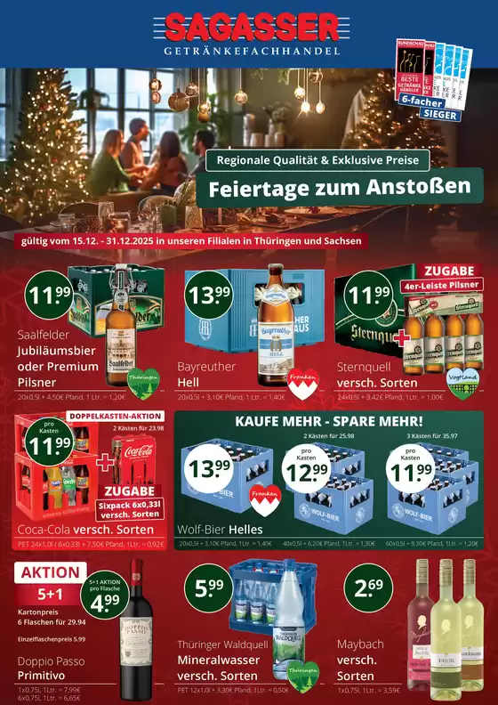 Sagasser Katalog in Prisdorf | Unsere besten Angebote für Sie | 2025-12-15T00:00:00.000Z - 2025-12-31T00:00:00.000Z