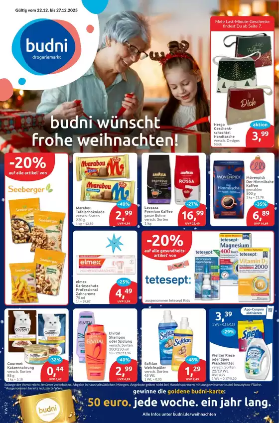 Budni Katalog in Quakenbrück | Top-Angebote für alle Schnäppchenjäger | 2025-12-22T00:00:00.000Z - 2025-12-27T00:00:00.000Z