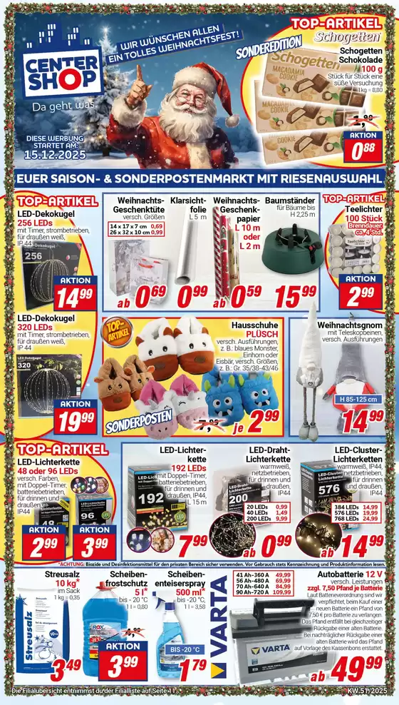 CENTERSHOP Katalog in Norden | KW51 | 2025-12-15T00:00:00.000Z - 2025-12-15T00:00:00.000Z