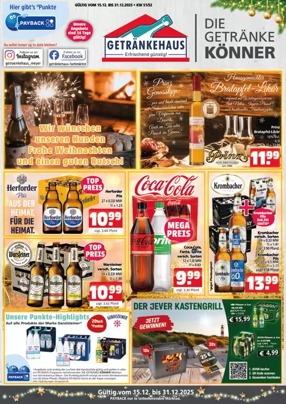 Getränkehaus Katalog in Osnabrück | KW 51 52 | 2025-12-15T00:00:00.000Z - 2025-12-31T00:00:00.000Z
