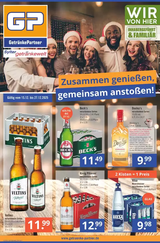 GetränkePartner Katalog in Geldern | Exklusive Deals für unsere Kunden | 2025-12-15T00:00:00.000Z - 2025-12-27T00:00:00.000Z
