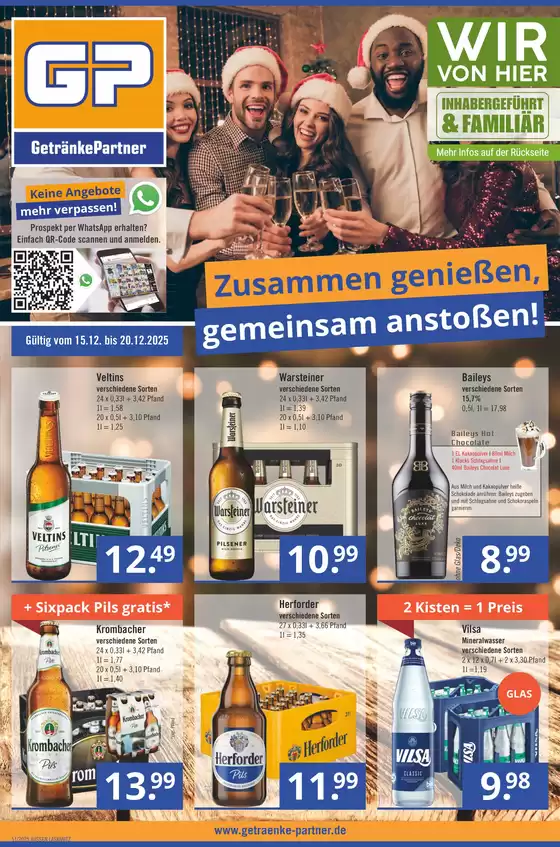 GetränkePartner Katalog in Geldern | Exklusive Schnäppchen | 2025-12-15T00:00:00.000Z - 2025-12-20T00:00:00.000Z