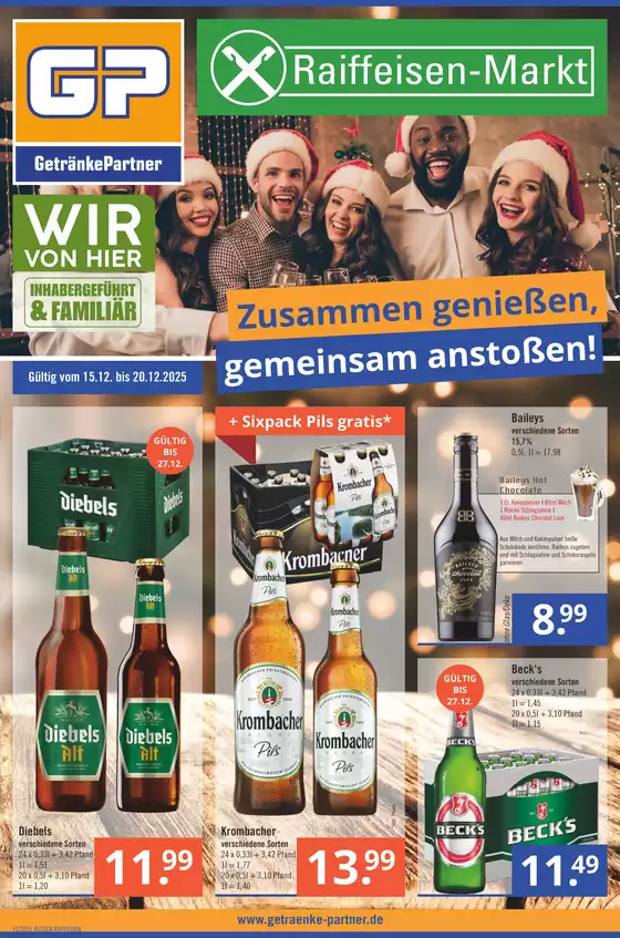 GetränkePartner Katalog | Angebote für Schnäppchenjäger | 2025-12-15T00:00:00.000Z - 2025-12-20T00:00:00.000Z