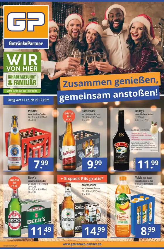 GetränkePartner Katalog in Geldern | Sonderangebote für Sie | 2025-12-15T00:00:00.000Z - 2025-12-20T00:00:00.000Z