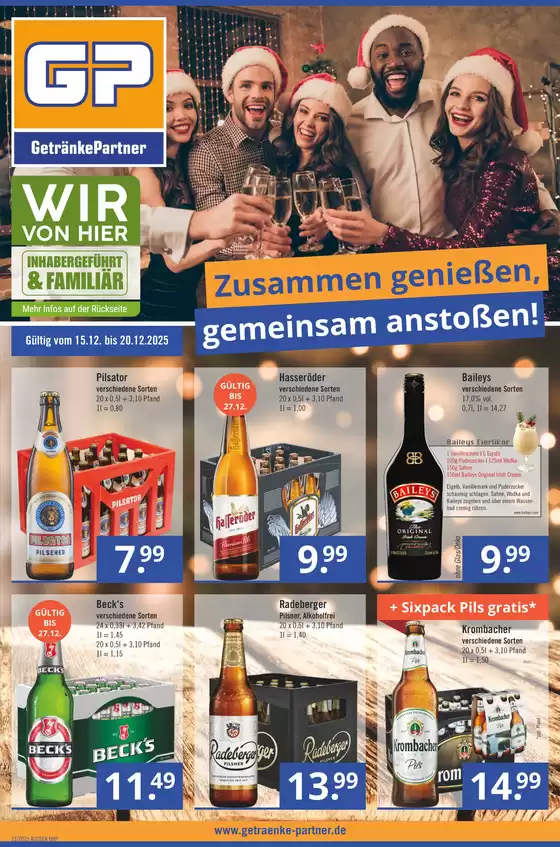 GetränkePartner Katalog in Geldern | Tolles Angebot für alle Kunden | 2025-12-15T00:00:00.000Z - 2025-12-20T00:00:00.000Z