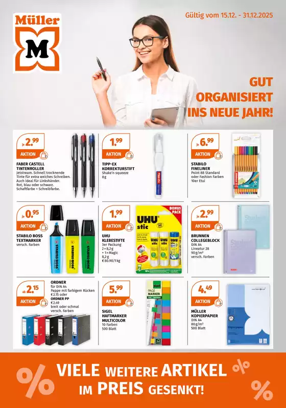 Müller Katalog | Exklusive Schnäppchen | 2025-12-15T00:00:00.000Z - 2025-12-31T00:00:00.000Z