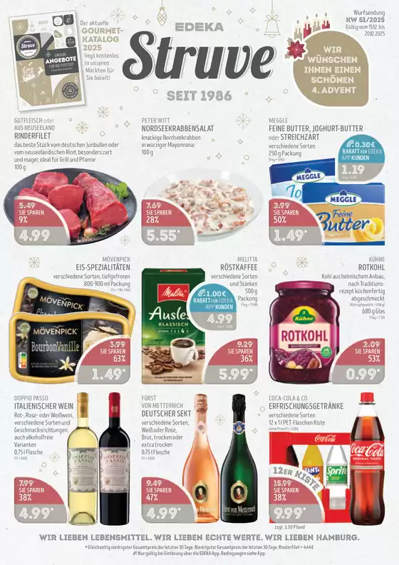 Edeka Struve Katalog in Aue | Top-Angebote für alle Schnäppchenjäger | 2025-12-15T00:00:00.000Z - 2025-12-20T00:00:00.000Z