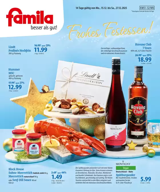 famila Katalog | Sonderangebote für Sie | 2025-12-15T00:00:00.000Z - 2025-12-27T00:00:00.000Z