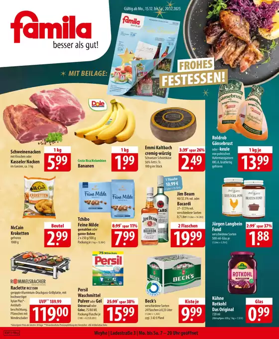 famila Katalog | Tolles Angebot für Schnäppchenjäger | 2025-12-15T00:00:00.000Z - 2025-12-20T00:00:00.000Z