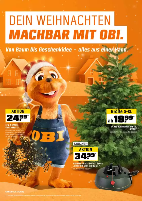 OBI Katalog in Essen | DEIN WEIHNACHTEN MACHBAR MIT OBI. | 2025-12-14T00:00:00.000Z - 2025-12-26T00:00:00.000Z