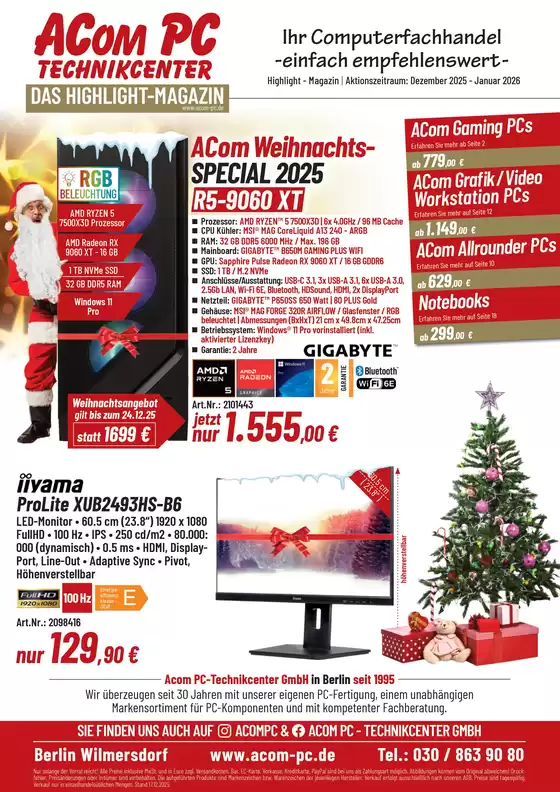 ACom PC Katalog in Simbach am Inn | ACOM PC TECHNIKCENTER | 2025-12-17T00:00:00.000Z - 2026-01-31T00:00:00.000Z