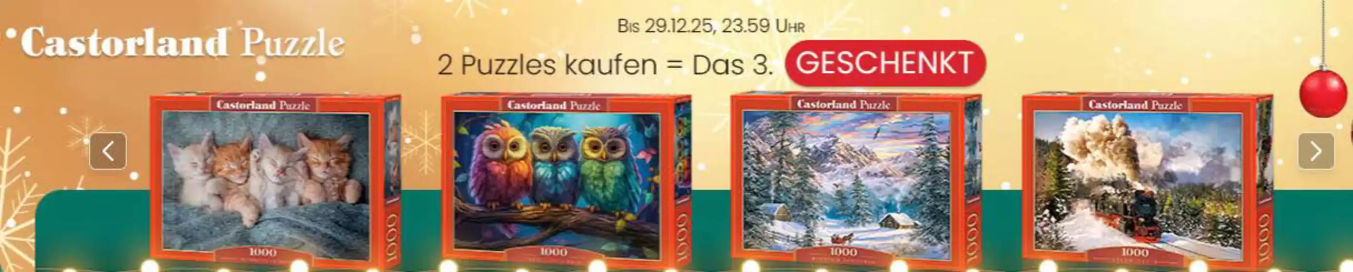 Puzzle.de Katalog in Bochum | Castorland Puzzle | 2025-12-23T00:00:00.000Z - 2026-01-16T00:00:00.000Z