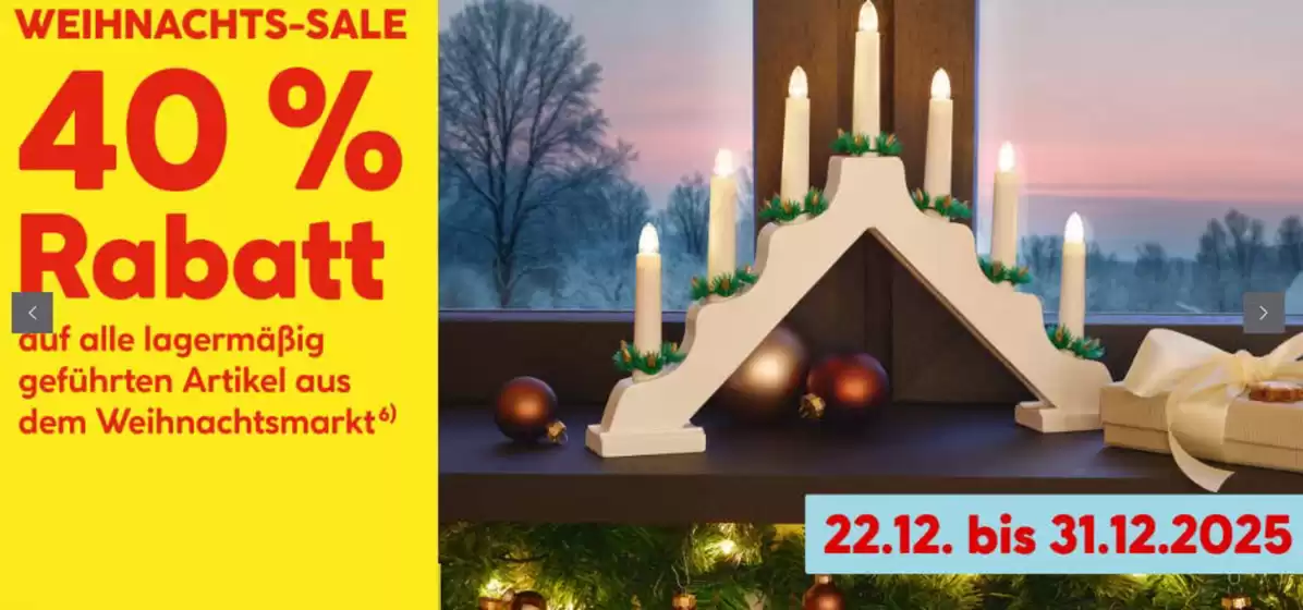 Hellweg Katalog | 40% Rabatt | 2025-12-23T00:00:00.000Z - 2025-12-31T00:00:00.000Z