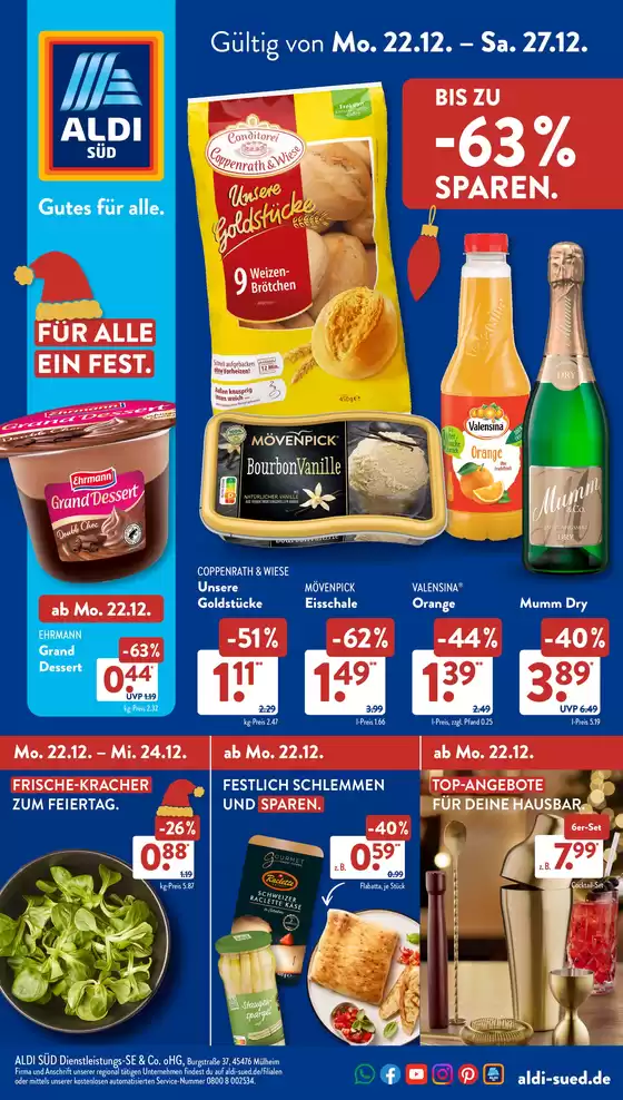Aldi Süd Katalog in Havelberg | ALDI SÜD Prospekt: aktuelle Angebote | 2025-12-22T00:00:00.000Z - 2025-12-27T00:00:00.000Z
