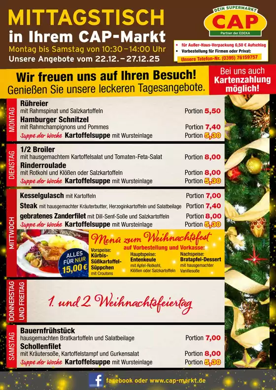 CAP Markt Katalog in Seckach | Top-Deals für alle Kunden | 2025-12-22T00:00:00.000Z - 2025-12-27T00:00:00.000Z