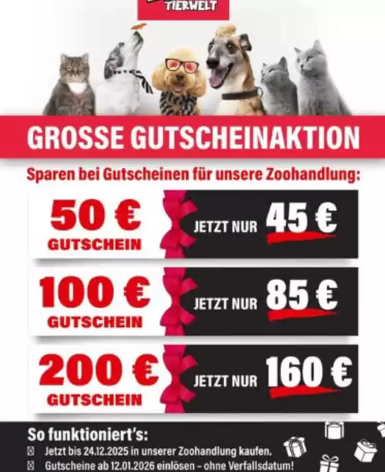 Lucas Tierwelt Katalog in Römhild | Grosse Gutscjeinaktion | 2025-12-23T00:00:00.000Z - 2026-01-12T00:00:00.000Z