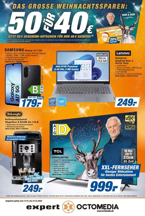 expert Octomedia Katalog in Varel | Top-Deals und Rabatte | 2025-12-17T00:00:00.000Z - 2025-12-27T00:00:00.000Z