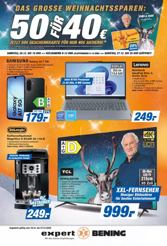 Expert Bening Katalog in Varel | Expert Bening flugblatt | 2025-12-19T00:00:00.000Z - 2025-12-27T00:00:00.000Z