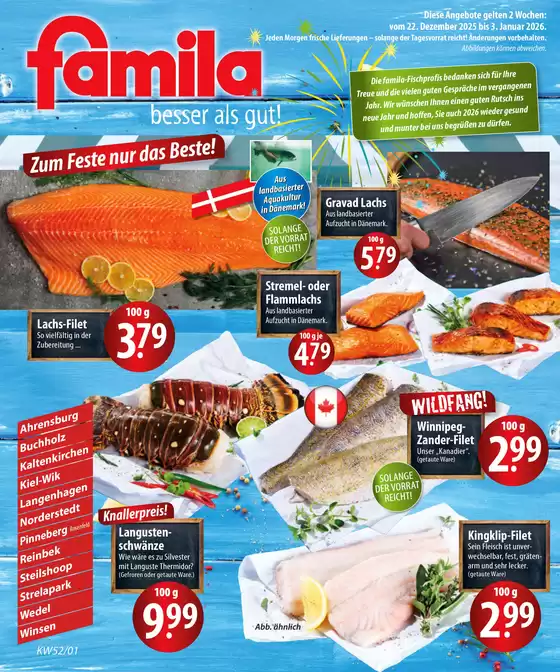 famila Katalog in Altenholz | Tolle Rabatte auf ausgewählte Produkte | 2025-12-22T00:00:00.000Z - 2026-01-03T00:00:00.000Z