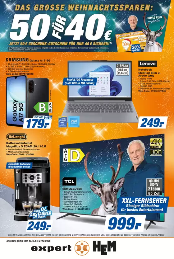 HEM expert Katalog in Varel | HEM expert flugblatt | 2025-12-17T00:00:00.000Z - 2025-12-27T00:00:00.000Z