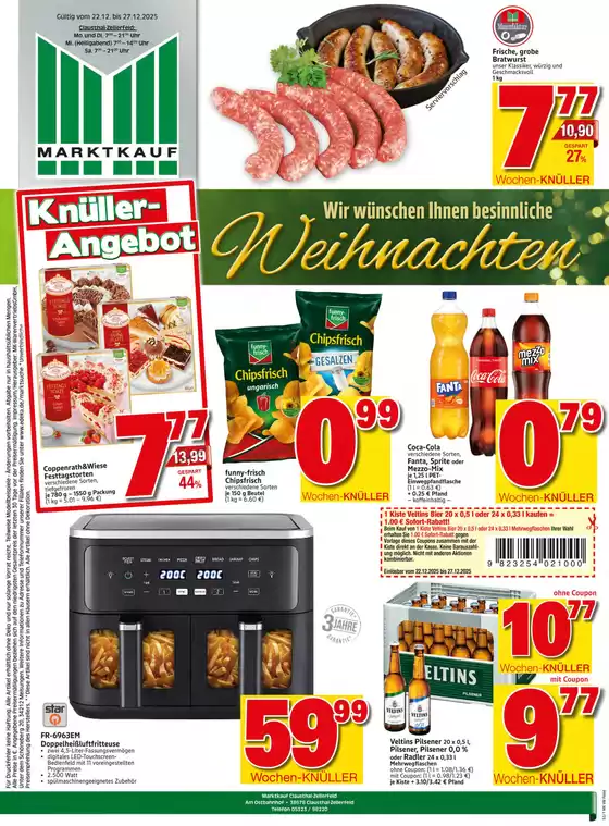 Marktkauf Katalog in Großheringen | Tolles Angebot für alle Kunden | 2025-12-22T00:00:00.000Z - 2025-12-27T00:00:00.000Z