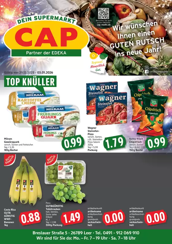 CAP Markt Katalog in Berlin | Tolle Rabatte auf ausgewählte Produkte | 2025-12-29T00:00:00.000Z - 2026-01-03T00:00:00.000Z