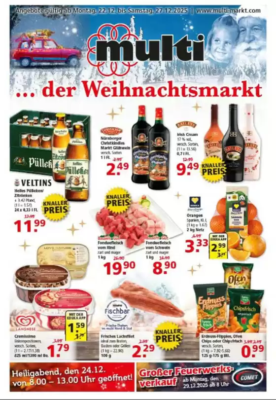 Multi  Markt Katalog in Essen | Der Weihnachtsmarkt | 2025-12-24T00:00:00.000Z - 2025-12-27T00:00:00.000Z
