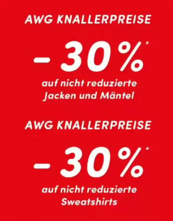 AWG Mode Katalog in Lindenberg im Allgäu | AWG KNALLERPREISE -30% | 2025-12-26T00:00:00.000Z - 2026-01-03T00:00:00.000Z