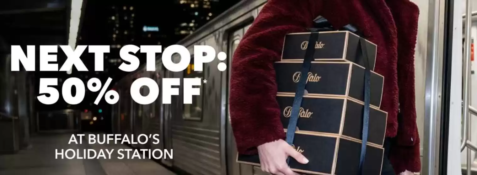 Buffalo Katalog in Lindenberg im Allgäu | Next Stop 50% Off | 2025-12-19T00:00:00.000Z - 2026-01-18T00:00:00.000Z