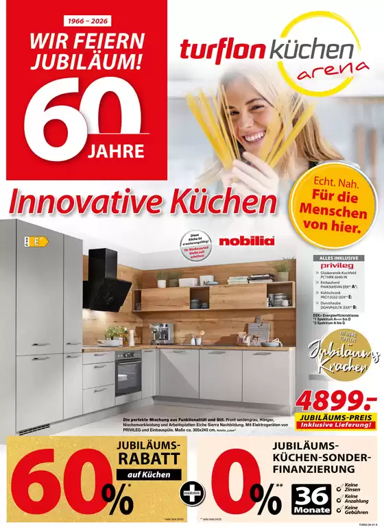 Möbel Turflon Katalog | Innovative Küchen | 2026-01-13T00:00:00.000Z - 2026-01-16T00:00:00.000Z