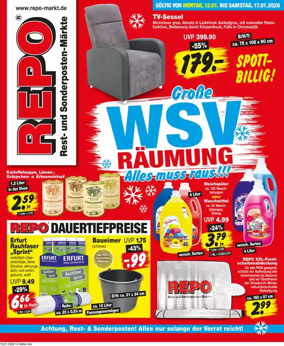 Repo Markt Katalog in Norden | Jetzt sparen mit unseren Deals | 2026-01-12T00:00:00.000Z - 2026-01-17T00:00:00.000Z
