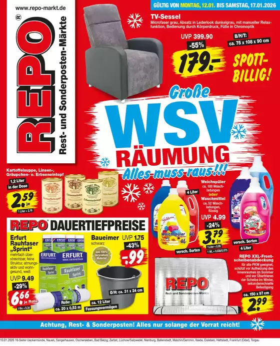 Repo Markt Katalog in Norden | Aktuelle Deals und Angebote | 2026-01-12T00:00:00.000Z - 2026-01-17T00:00:00.000Z