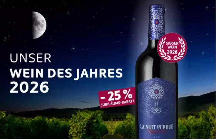 Vino Weinmarkt Katalog in Ochsenfurt | Unser Wein Des Jahres | 2026-01-29T00:00:00.000Z - 2026-02-17T00:00:00.000Z