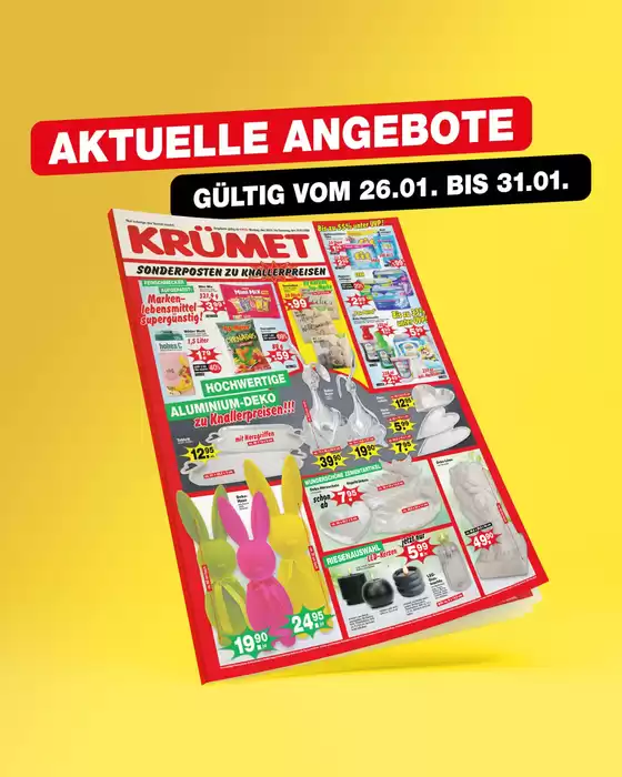 Krümet Sonderposten Katalog in Grasellenbach | Aktuelle Angebote` | 2026-01-29T00:00:00.000Z - 2026-01-31T00:00:00.000Z