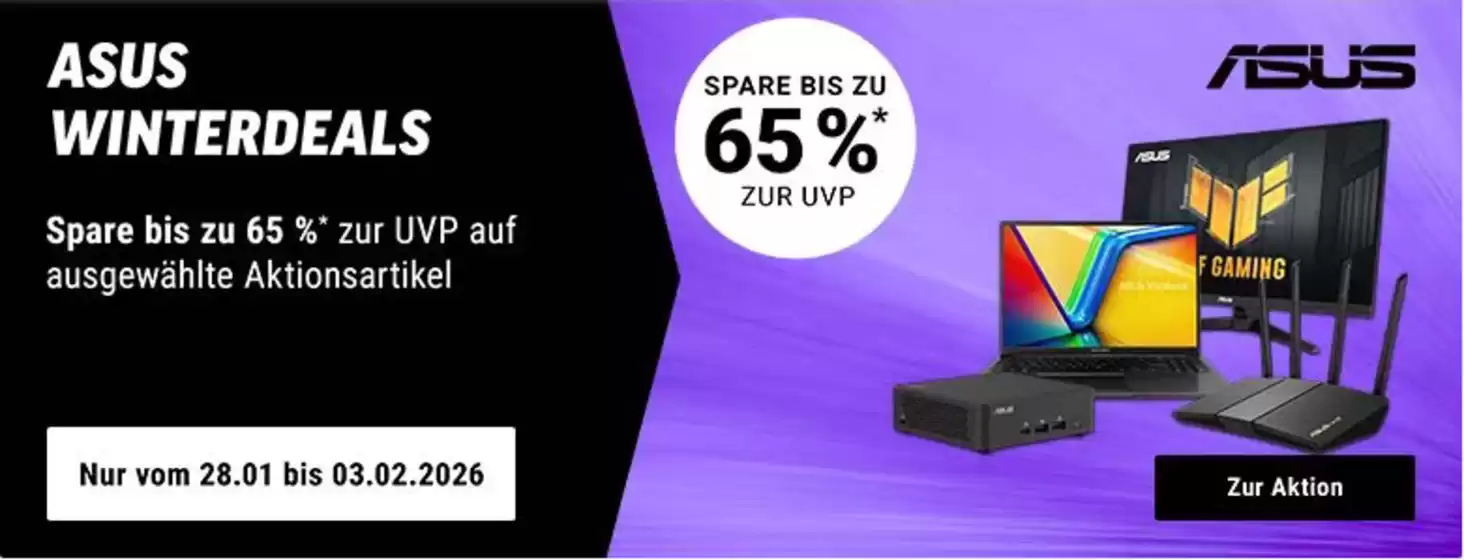 Notebooksbilliger Katalog in Hessisch Lichtenau | Asus Winterdeals | 2026-01-29T00:00:00.000Z - 2026-02-03T00:00:00.000Z