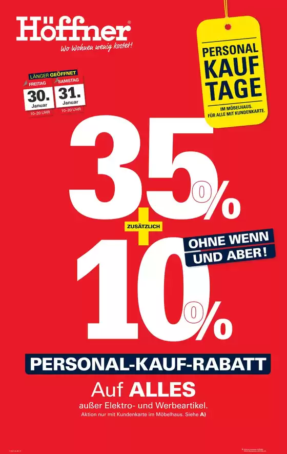 Höffner Katalog | Höffner flugblatt | 2026-01-30T00:00:00.000Z - 2026-01-31T00:00:00.000Z