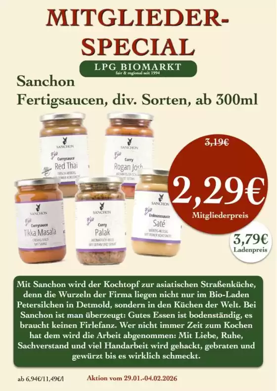 LPG Biomarkt Katalog in Meckenheim (Bad Dürkheim) | Mitgliederspecial | 2026-01-29T00:00:00.000Z - 2026-02-04T00:00:00.000Z