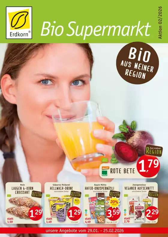 Erdkorn Biomarkrt Katalog in Mosbach | Bio Aus Meiner Region` | 2026-01-30T00:00:00.000Z - 2026-02-25T00:00:00.000Z