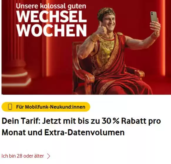 Vodafone Katalog in Leck | Unsere Kolossal Guten | 2026-01-30T00:00:00.000Z - 2026-02-17T00:00:00.000Z