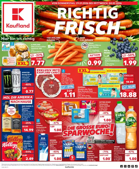 Kaufland Katalog in Schöllnach | Richtig Frisch | 2026-01-30T00:00:00.000Z - 2026-02-04T00:00:00.000Z