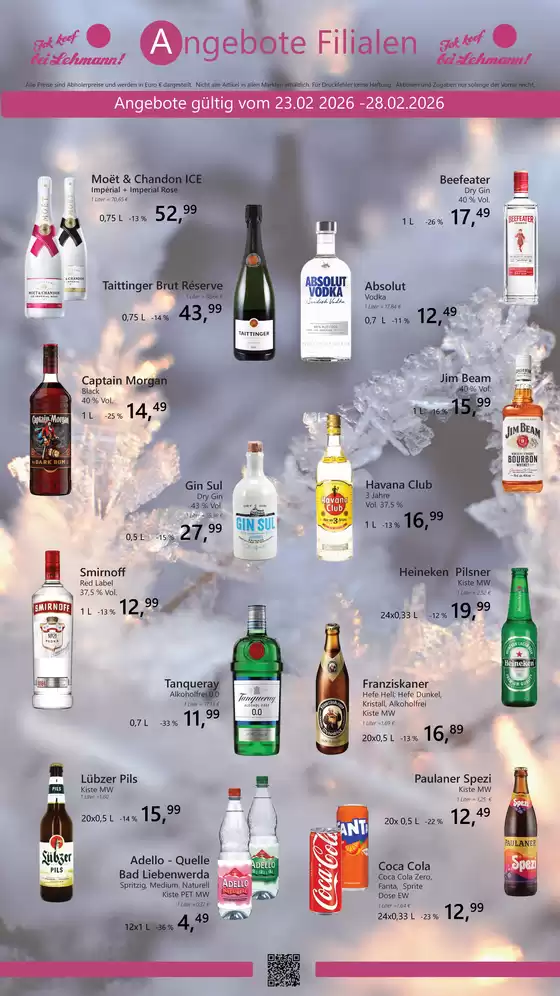 Getränke Lehmann Katalog in Kerpen | Get The Offers` | 2026-02-23T00:00:00.000Z - 2026-02-28T00:00:00.000Z