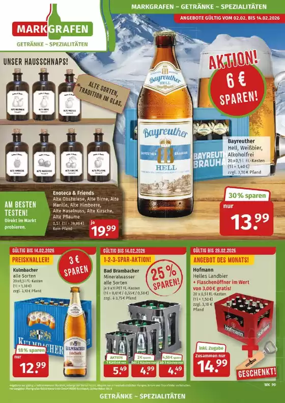 Markgrafen Katalog in Kerpen | Marlgrafen Getranke Spezialitaten | 2026-02-02T00:00:00.000Z - 2026-02-14T00:00:00.000Z