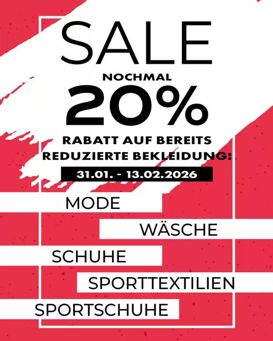 Kaufhaus Magro Katalog in Hürth | Sale Nochmal 20% | 2026-02-02T00:00:00.000Z - 2026-02-13T00:00:00.000Z